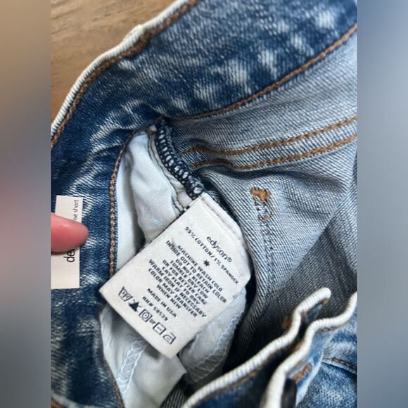 Edyson DELON  Denim high-rise Distressed Shorts; Size 27 NWT! 2 pairs to sell! - Picture 9 of 10